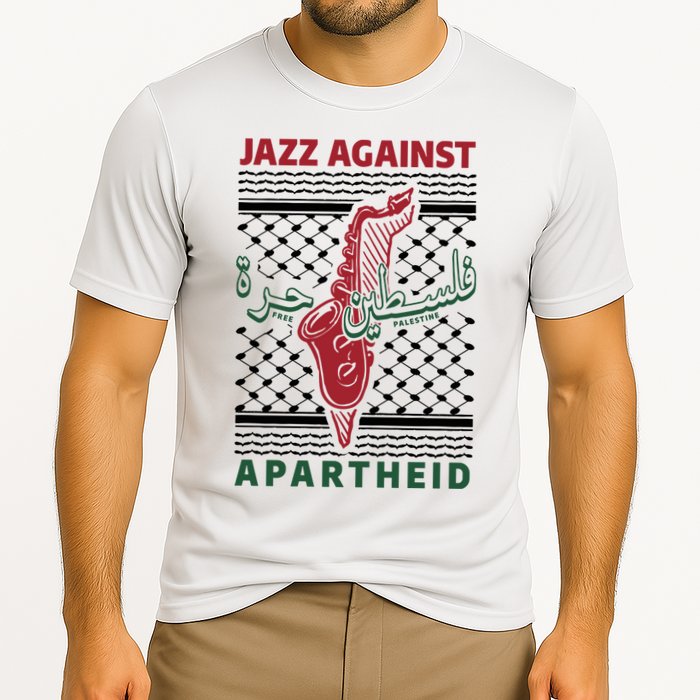 Jazz Against Apartheid Cooling Performance Crew T-Shirt