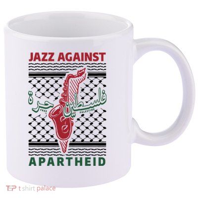 Jazz Against Apartheid 11oz C Handle Ceramic Mug