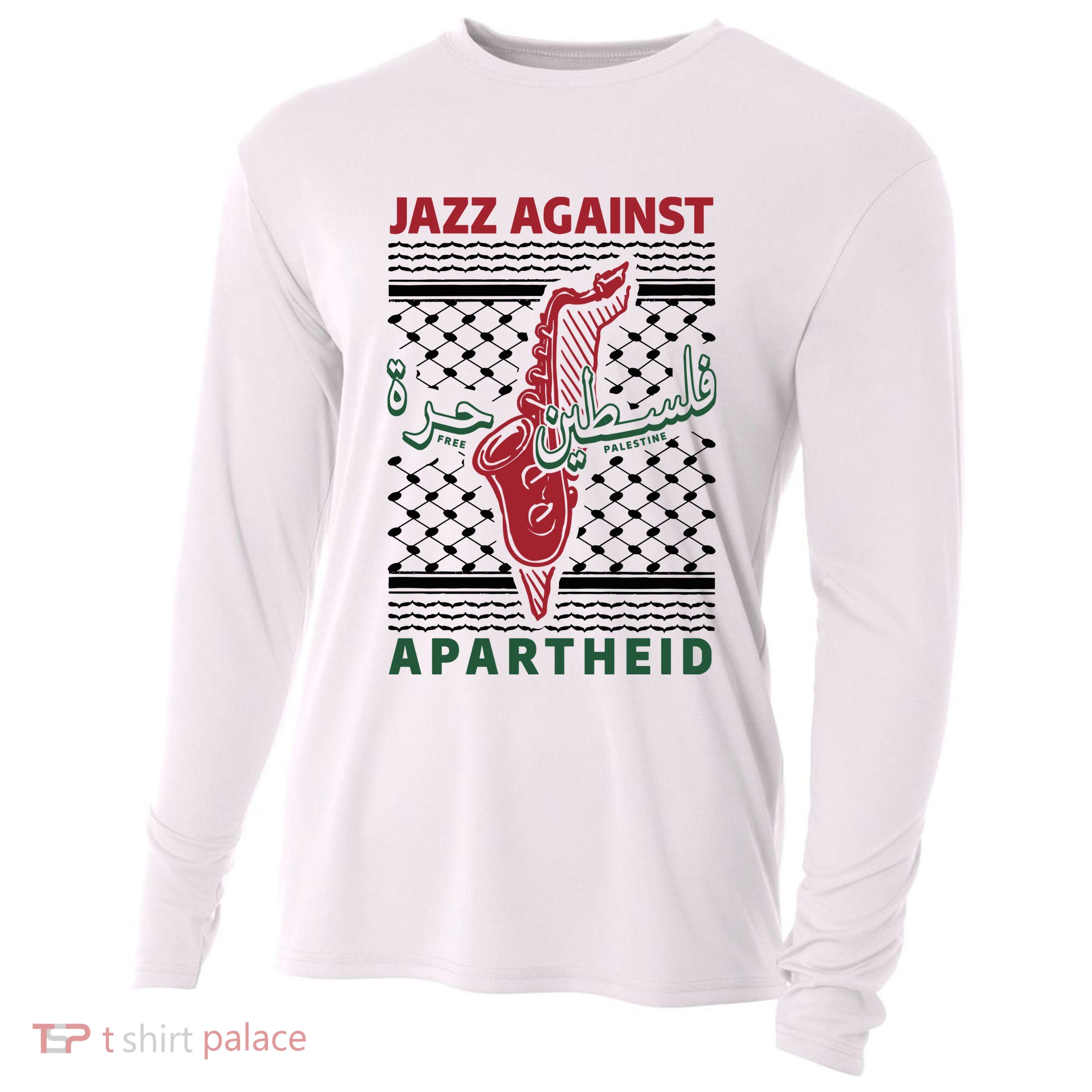 Jazz Against Apartheid Cooling Performance Long Sleeve Crew
