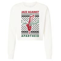 Jazz Against Apartheid Cropped Pullover Crew