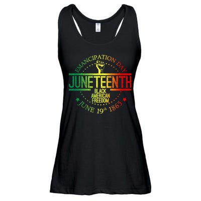 Juneteenth African American Freedom Black History June 19 Ladies Essential Flowy Tank