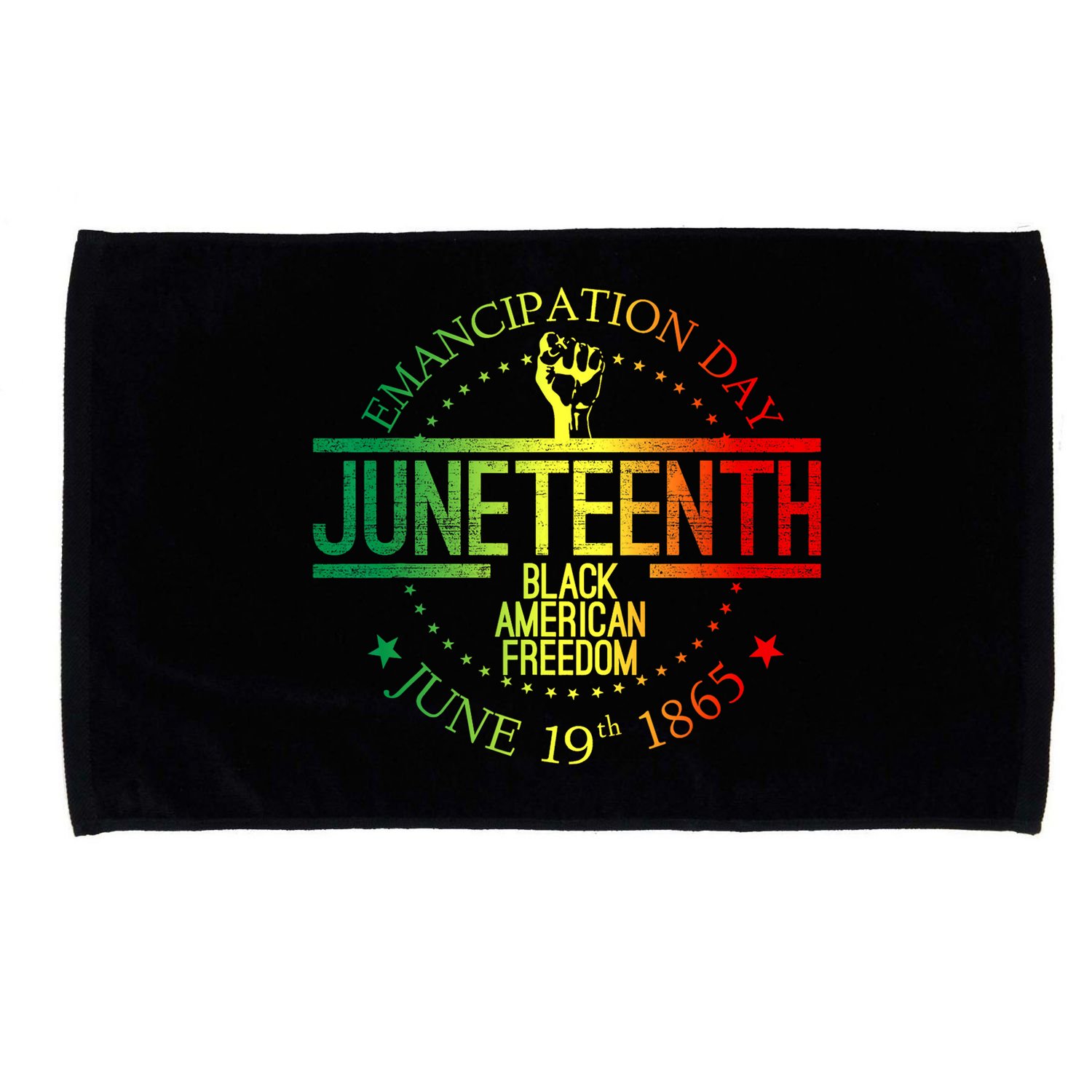 Juneteenth African American Freedom Black History June 19 Microfiber Hand Towel