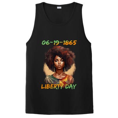 Juneteenth African American Women Independence Day PosiCharge Competitor Tank