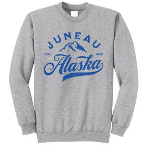 Juneau Alaska Ak Mountains Family Vacation Souvenir Tall Sweatshirt