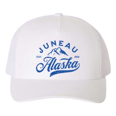 Juneau Alaska Ak Mountains Family Vacation Souvenir Yupoong Adult 5-Panel Trucker Hat