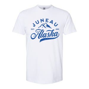 Juneau Alaska Ak Mountains Family Vacation Souvenir Softstyle CVC T-Shirt