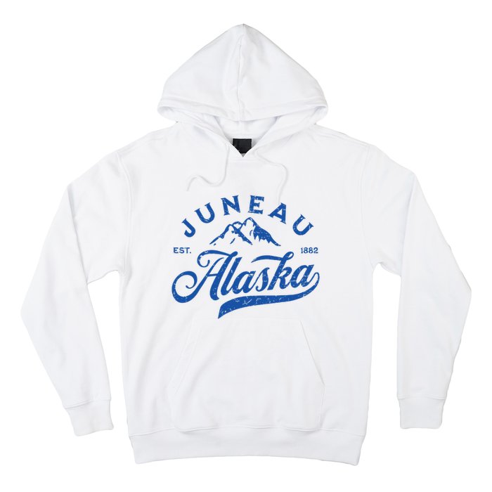 Juneau Alaska Ak Mountains Family Vacation Souvenir Hoodie