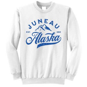 Juneau Alaska Ak Mountains Family Vacation Souvenir Sweatshirt