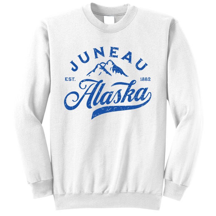 Juneau Alaska Ak Mountains Family Vacation Souvenir Sweatshirt