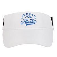 Juneau Alaska Ak Mountains Family Vacation Souvenir Adult Drive Performance Visor