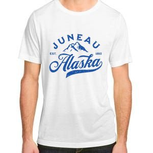 Juneau Alaska Ak Mountains Family Vacation Souvenir Adult ChromaSoft Performance T-Shirt