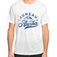 Juneau Alaska Ak Mountains Family Vacation Souvenir Adult ChromaSoft Performance T-Shirt