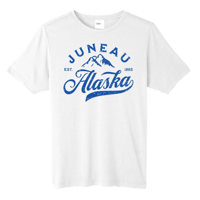 Juneau Alaska Ak Mountains Family Vacation Souvenir Tall Fusion ChromaSoft Performance T-Shirt