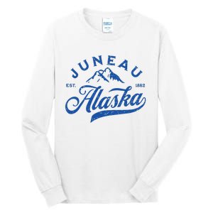 Juneau Alaska Ak Mountains Family Vacation Souvenir Tall Long Sleeve T-Shirt