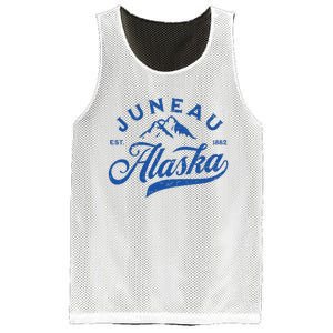 Juneau Alaska Ak Mountains Family Vacation Souvenir Mesh Reversible Basketball Jersey Tank