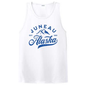 Juneau Alaska Ak Mountains Family Vacation Souvenir PosiCharge Competitor Tank