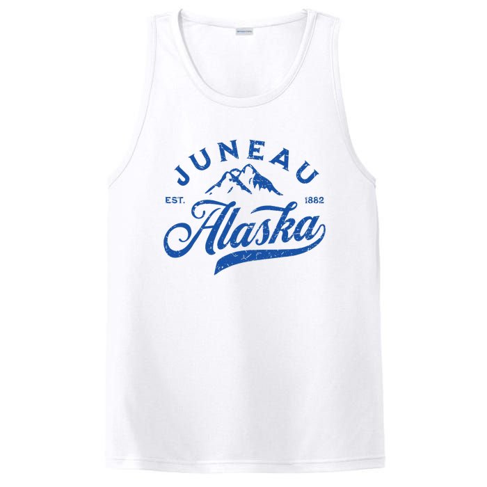 Juneau Alaska Ak Mountains Family Vacation Souvenir PosiCharge Competitor Tank