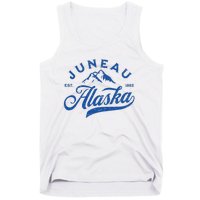 Juneau Alaska Ak Mountains Family Vacation Souvenir Tank Top