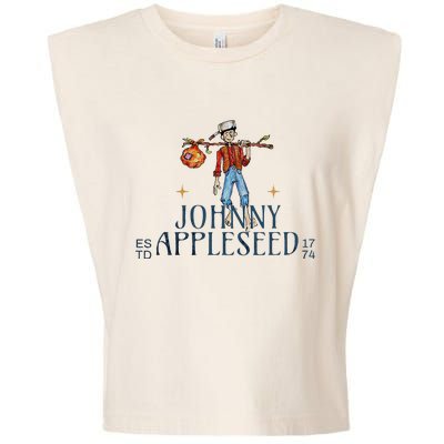 Johnny Appleseed Apple Day Sept 26 Orchard Nursery Garment-Dyed Women's Muscle Tee