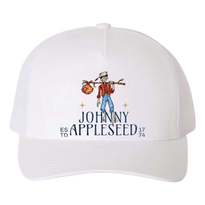 Johnny Appleseed Apple Day Sept 26 Orchard Nursery Yupoong Adult 5-Panel Trucker Hat