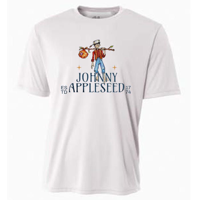 Johnny Appleseed Apple Day Sept 26 Orchard Nursery Cooling Performance Crew T-Shirt