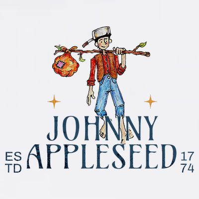 Johnny Appleseed Apple Day Sept 26 Orchard Nursery T-Shirt