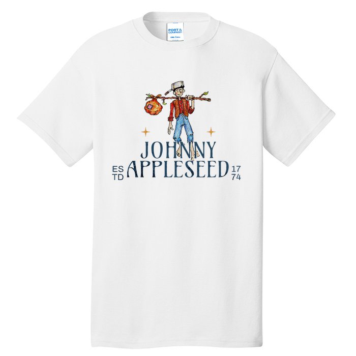 Johnny Appleseed Apple Day Sept 26 Orchard Nursery Tall T-Shirt