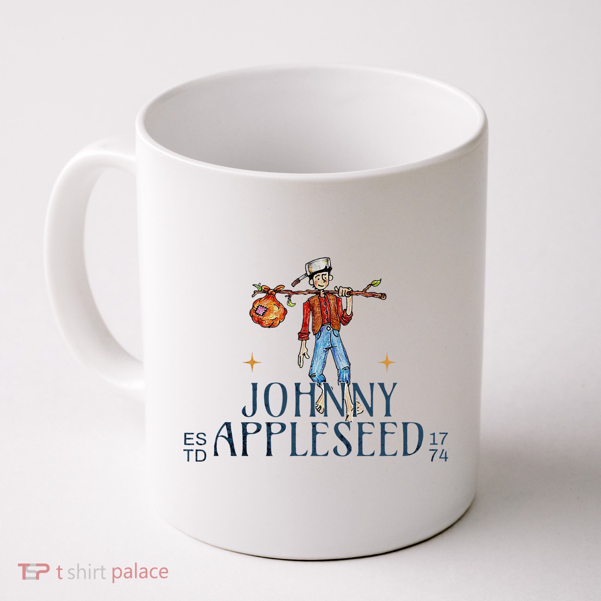 Johnny Appleseed Apple Day Sept 26 Orchard Nursery Mug