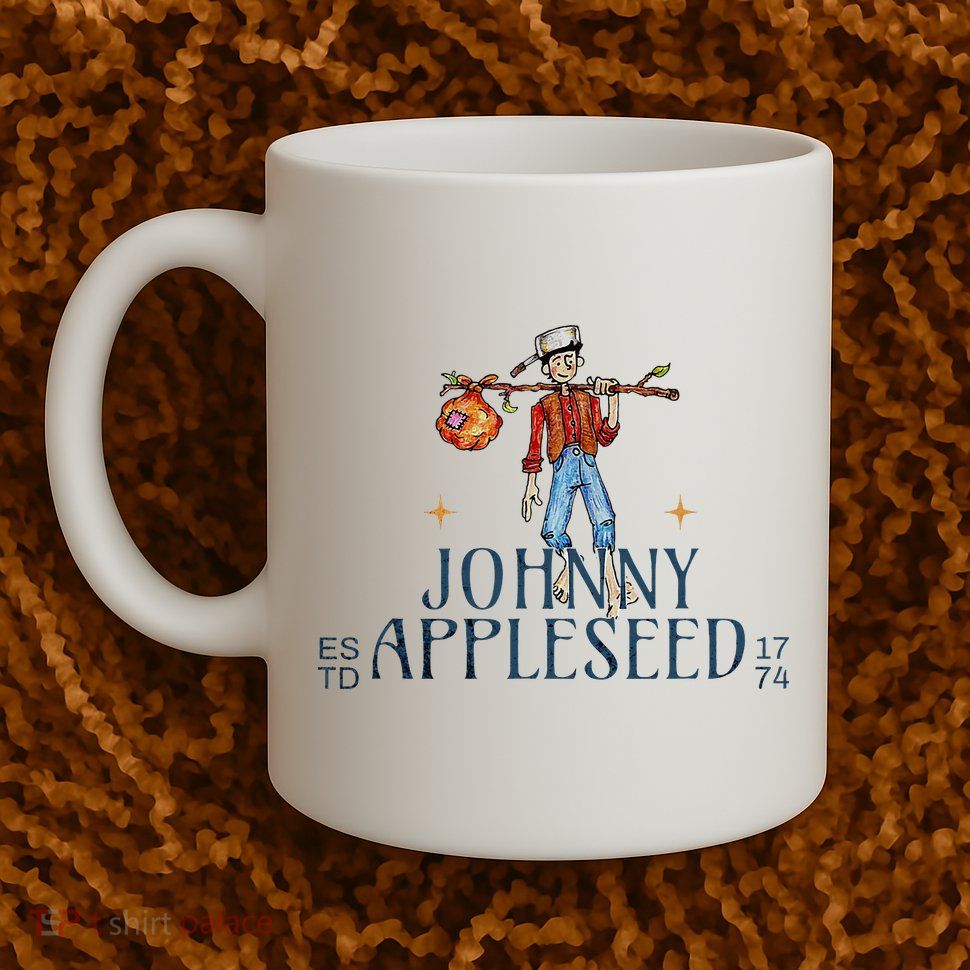 Johnny Appleseed Apple Day Sept 26 Orchard Nursery Mug