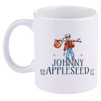 Johnny Appleseed Apple Day Sept 26 Orchard Nursery 11oz C Handle Ceramic Mug