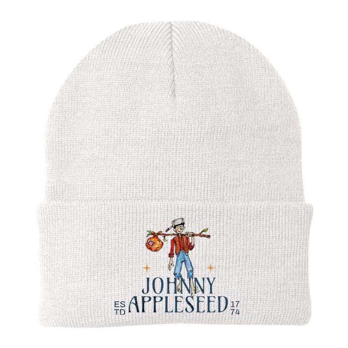 Johnny Appleseed Apple Day Sept 26 Orchard Nursery Knit Cap Winter Beanie