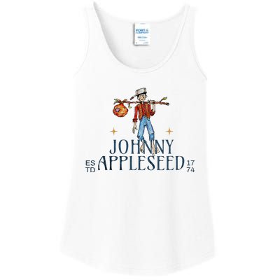 Johnny Appleseed Apple Day Sept 26 Orchard Nursery Ladies Essential Tank