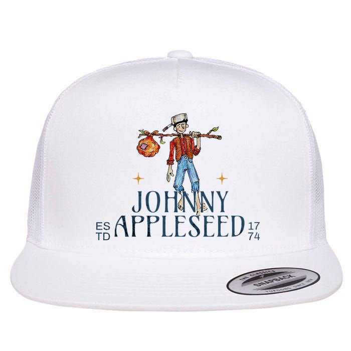 Johnny Appleseed Apple Day Sept 26 Orchard Nursery Flat Bill Trucker Hat