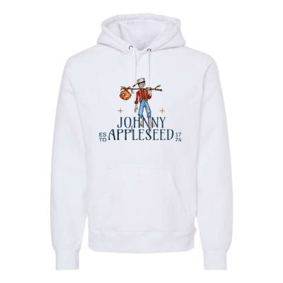 Johnny Appleseed Apple Day Sept 26 Orchard Nursery Premium Hoodie