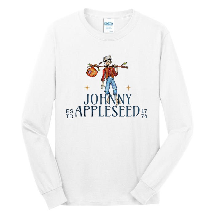 Johnny Appleseed Apple Day Sept 26 Orchard Nursery Tall Long Sleeve T-Shirt