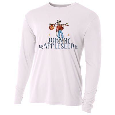 Johnny Appleseed Apple Day Sept 26 Orchard Nursery Cooling Performance Long Sleeve Crew