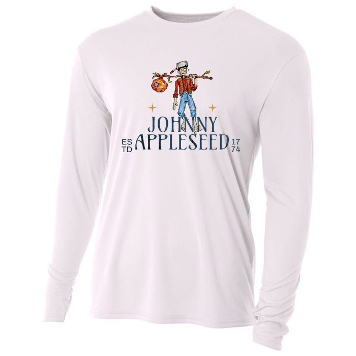 Johnny Appleseed Apple Day Sept 26 Orchard Nursery Cooling Performance Long Sleeve Crew