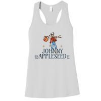 Johnny Appleseed Apple Day Sept 26 Orchard Nursery Women's Racerback Tank