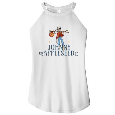 Johnny Appleseed Apple Day Sept 26 Orchard Nursery Women's Perfect Tri Rocker Tank