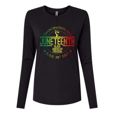 Juneteenth African American Freedom Black History June 19 Womens Cotton Relaxed Long Sleeve T-Shirt