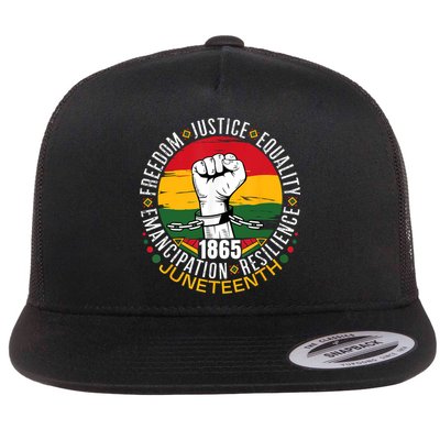 Juneteenth African American Black History 1865 Juneteenth Flatbill Hat