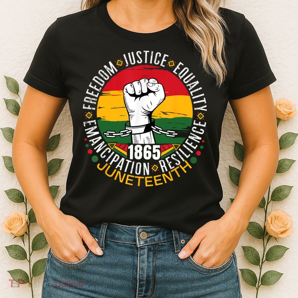 Juneteenth African American Black History 1865 Juneteenth Womens T-Shirt