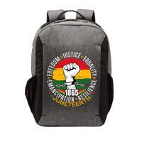 Juneteenth African American Black History 1865 Juneteenth Vector Backpack