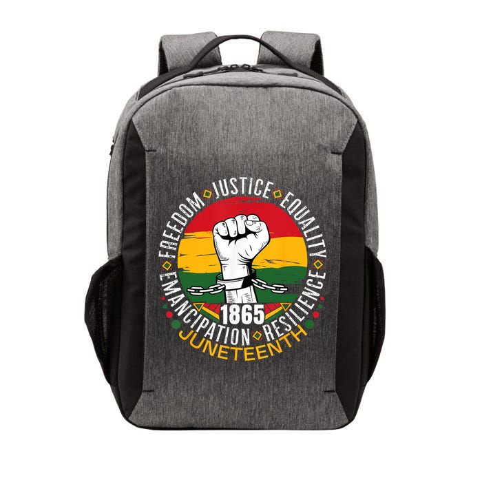 Juneteenth African American Black History 1865 Juneteenth Vector Backpack