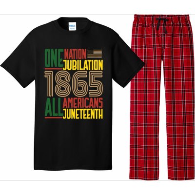 Junenth African American Black History 1865 Junenth Cool Gift Pajama Set