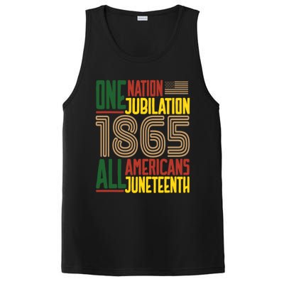 Junenth African American Black History 1865 Junenth Cool Gift PosiCharge Competitor Tank