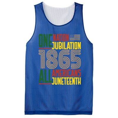 Junenth African American Black History 1865 Junenth Cool Gift Mesh Reversible Basketball Jersey Tank