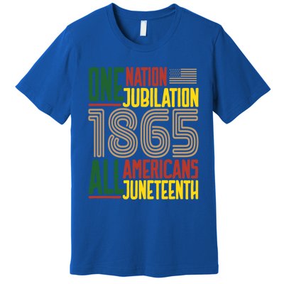 Junenth African American Black History 1865 Junenth Cool Gift Premium T-Shirt