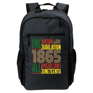 Junenth African American Black History 1865 Junenth Cool Gift Daily Commute Backpack