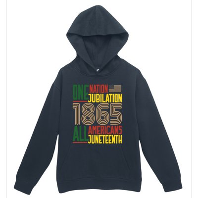 Junenth African American Black History 1865 Junenth Cool Gift Urban Pullover Hoodie